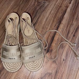 Christian Dior Espadrille Sandals
